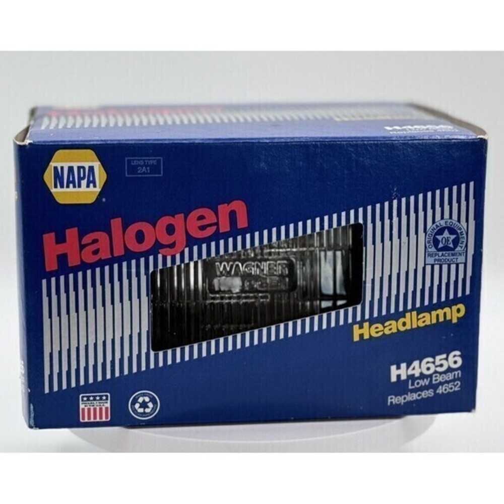 Napa Halogen Headlamp H4656 Low Beam NEW Replaces 4652